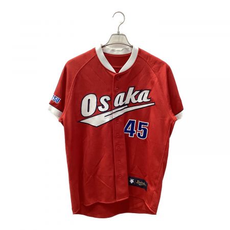 大阪近鉄バファローズ 野球チーム 応援グッズ SIZE L レッド 【45】市原 圭 ユニフォーム 大阪近鉄 復刻ユニホーム  DBFR-1914｜トレファクONLINE