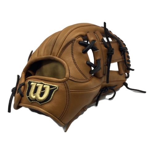Wilson (ウィルソン) 硬式グローブ ブラウン DUALシリーズ 高校野球対応 内野用 HWH87H