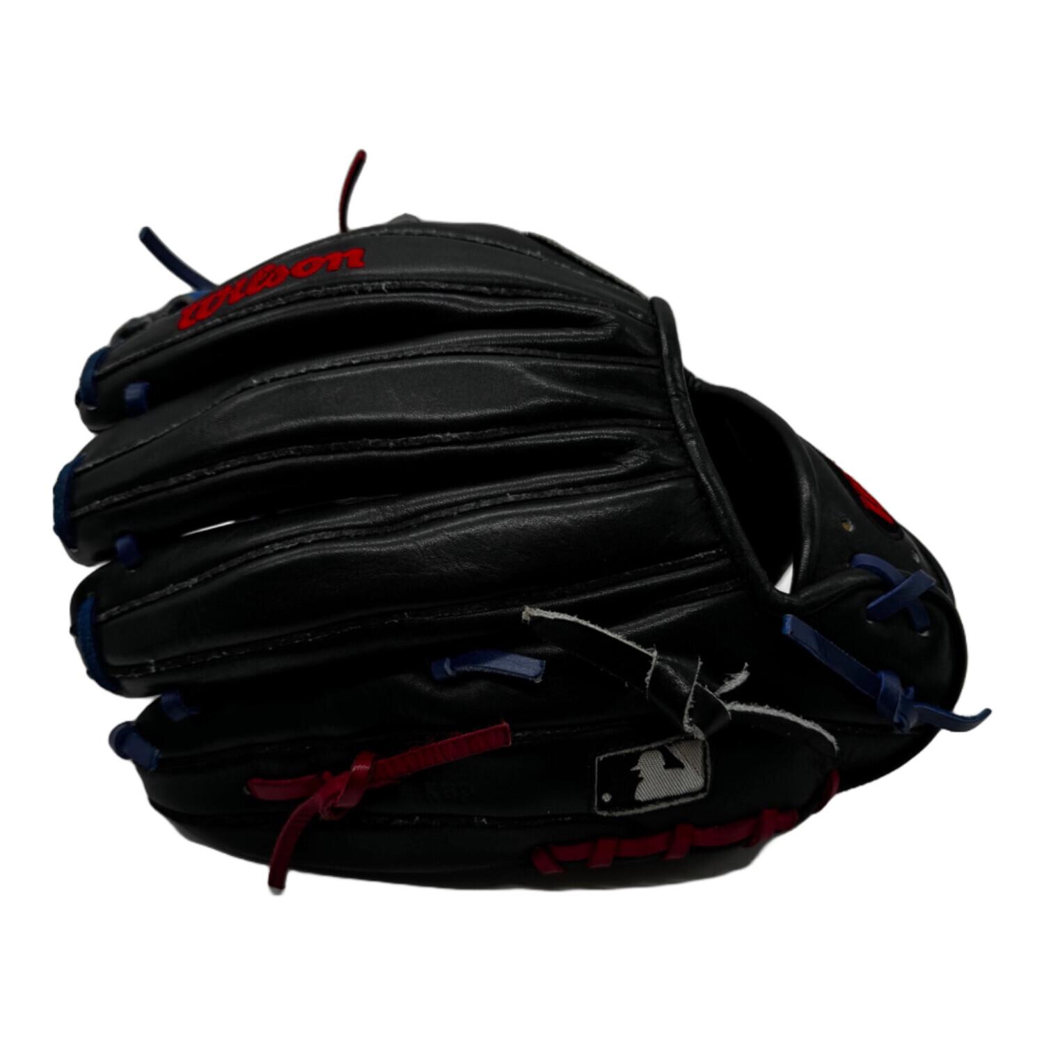 Wilson (ウィルソン) 軟式グローブ ブラック×ブルー ハンリー