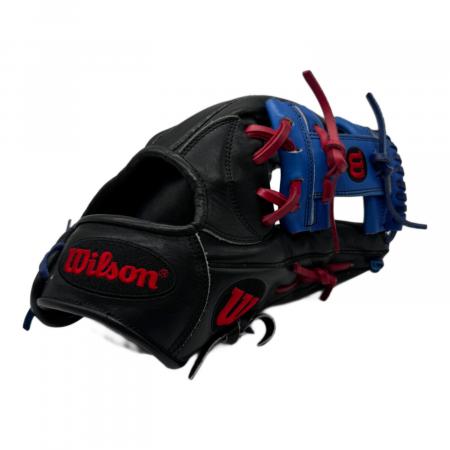 wilson A2000　名手ハンリーラミレスモデル　硬式　海外限定 Wilson (ウィルソン) 軟式グローブ ブラック×ブルー ハンリー