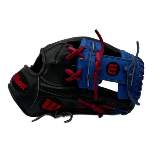 Wilson (ウィルソン) 軟式グローブ ブラック×ブルー ハンリー・ラミレスモデル HR13