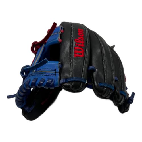 Wilson (ウィルソン) 軟式グローブ ブラック×ブルー ハンリー・ラミレスモデル HR13