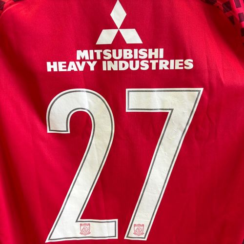 浦和レッズ (ウラワレッズ) 2018シーズンホームユニフォーム メンズ SIZE M レッド 【27】橋岡大樹  オーセンティック