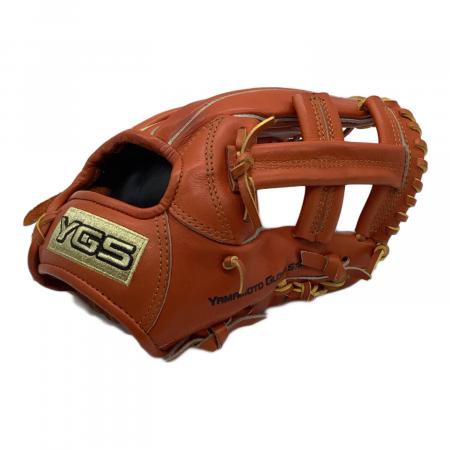 YGS 硬式野球グローブ オレンジ YGS (山本グラブスタジオ) 硬式グローブ 約28cm オレンジ 埼玉武州和牛