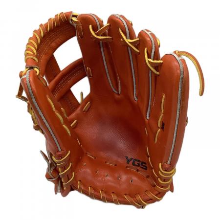 YGS (山本グラブスタジオ) 硬式グローブ 約28cm オレンジ 埼玉武州和牛