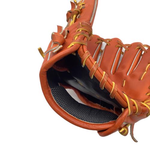 YGS (山本グラブスタジオ) 硬式グローブ 約28cm オレンジ 埼玉武州和牛 XX 内野用