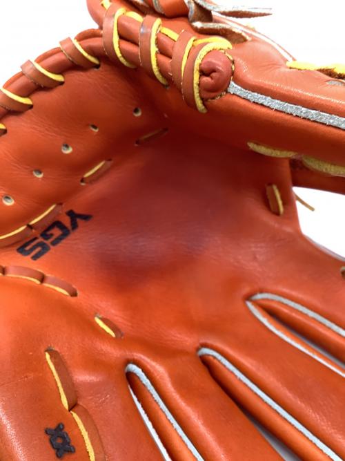 YGS (山本グラブスタジオ) 硬式グローブ 約28cm オレンジ 埼玉武州和牛 XX 内野用