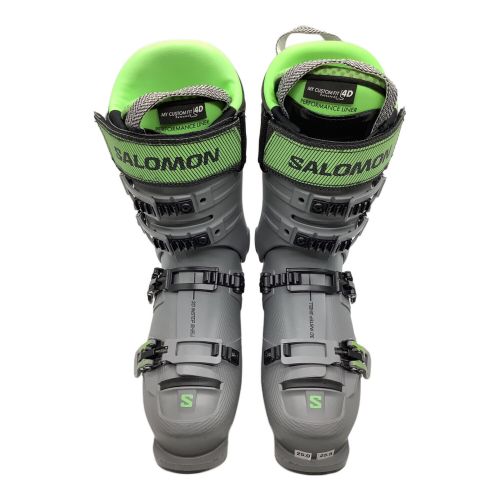 SALOMON (サロモン) スキーブーツ メンズ 25-25.5cm グレー×ブラック×グリーン 294mm S PRO ALPHA