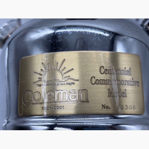 Coleman (コールマン) ガソリンランタン 日本仕様 シリアルNo.3306 100周年記念限定品 200B センテニアルランタン  艶消 2001年3月製