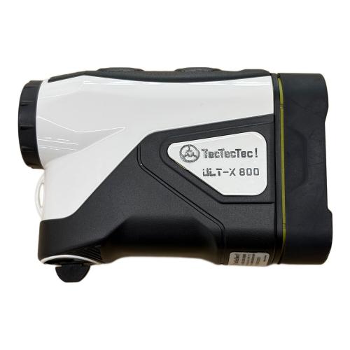 TecTecTec! (テックテックテック) ゴルフ距離測定器 シリコンケース・収納ケース付 ブラック×ホワイト ULT-X800