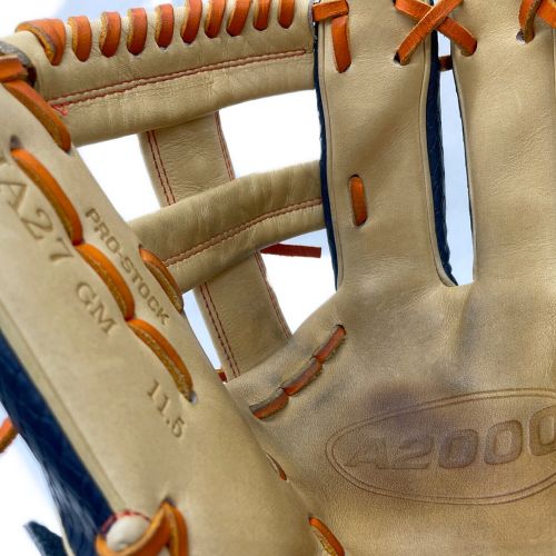 Wilson (ウィルソン) 硬式グローブ ネイビー×ベージュ ホセ・アルトゥーベモデル A2000 内野用 JA27