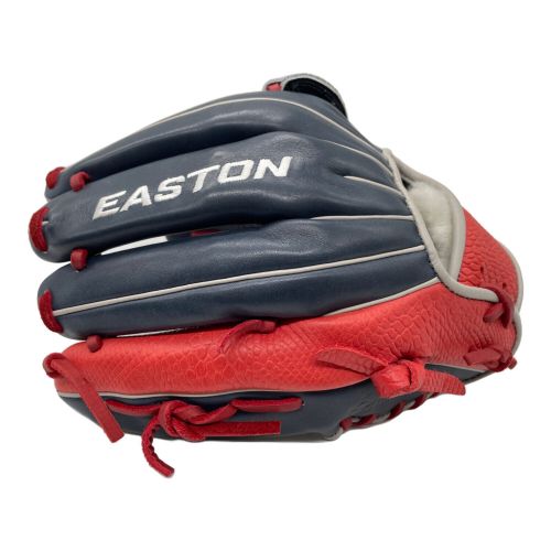 Easton (イーストン) 硬式グローブ ネイビー×レッド ホセ・ラミレスモデル 小指2本使用 PR-C43JR 内野用(3塁手向き)