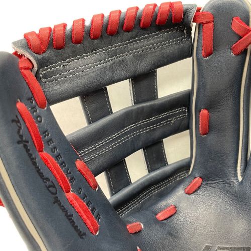 Easton (イーストン) 硬式グローブ ネイビー×レッド ホセ・ラミレスモデル 小指2本使用 PR-C43JR 内野用(3塁手向き)