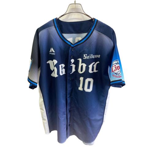 埼玉西武ライオンズ (サイタマセイブライオンズ) 応援グッズ SIZE L ブルー 2019年シーズン オーセンティック ユニフォーム 森友哉【10】 プロ仕様モデル