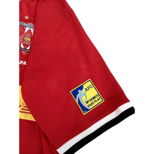 浦和レッズ (ウラワレッズ) サッカーユニフォーム メンズ SIZE M レッド 2007シーズン ACLユニフォーム