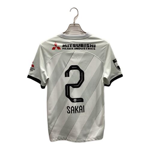 浦和レッズ (ウラワレッズ) 2024シーズン アウェイ サッカーユニフォーム FN8541-043 【2】酒井 宏樹 メンズ SIZE M ホワイト