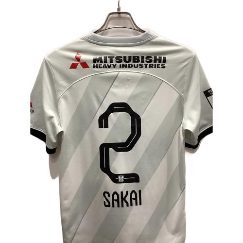 浦和レッズ (ウラワレッズ) 2024シーズン アウェイ サッカーユニフォーム FN8541-043 【2】酒井 宏樹 メンズ SIZE M ホワイト