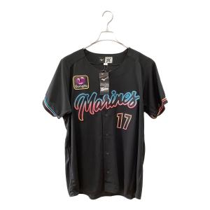 千葉ロッテマリーンズ (チバロッテマリーンズ) ユニフォーム XLサイズ ブラック ブラックサマー 12JRMM7209