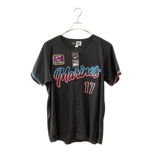 千葉ロッテマリーンズ (チバロッテマリーンズ) ユニフォーム XLサイズ ブラック ブラックサマー 12JRMM7209