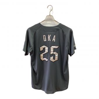 千葉ロッテマリーンズ (チバロッテマリーンズ) 応援グッズ Lサイズ グレー NEO CLASSIC EDITION2024 ユニフォーム 岡大海【25】 レプリカ