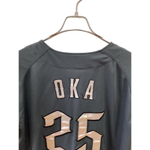 千葉ロッテマリーンズ (チバロッテマリーンズ) 応援グッズ Lサイズ グレー NEO CLASSIC EDITION2024 ユニフォーム 岡大海【25】 レプリカ