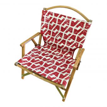 Kermit chair アウトドアチェア ホワイト×レッド NATURAL MOUNTAIN MONKEYS×asimocraftsコラボMEISTER SHEET  A・フレームパーツカスタム カーミットチェア オーク