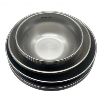 Snow peak (スノーピーク) アウトドア食器セット TW-021F テーブルウェアセット L ファミリー