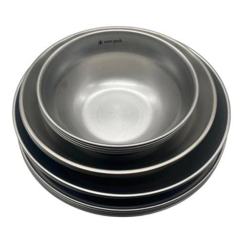 Snow peak (スノーピーク) アウトドア食器セット TW-021F テーブルウェアセット L ファミリー