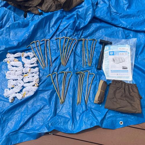 OGAWA (オガワ) ツールームテント Orange別注 56-3637 アポロン T/C 約585x320x205cm 3～5人用 TC素材