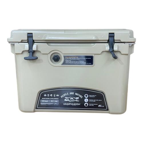 FIELDOOR (フィールドア) ノーザンクーラーボックス クーラーボックス 35QT(33.1L) ベージュ