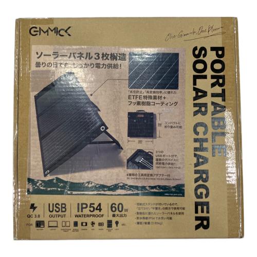 GIMMICK (ギミック) ソーラーパネル gm-sp60 最大60W ポータブルソーラーチャージャー