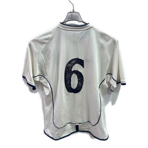 イングランド代表 (イングランドダイヒョウ) サッカーユニフォーム メンズ SIZE L ホワイト 【6】ジョン・テリー 2001シーズン ホーム