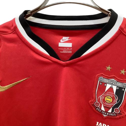 浦和レッズ (ウラワレッズ) サッカーユニフォーム メンズ SIZE L レッド 2007年シーズン ACL ホームユニフォーム