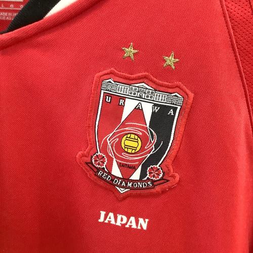 浦和レッズ (ウラワレッズ) サッカーユニフォーム メンズ SIZE L レッド 2007年シーズン ACL ホームユニフォーム