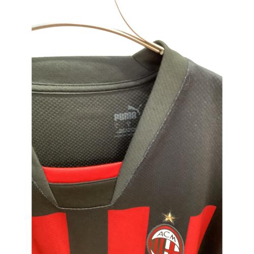 ACミラン (エーシーミラン) サッカーユニフォーム メンズ SIZE L レッド×ブラック 2022-2023シーズン ホーム 765824-01