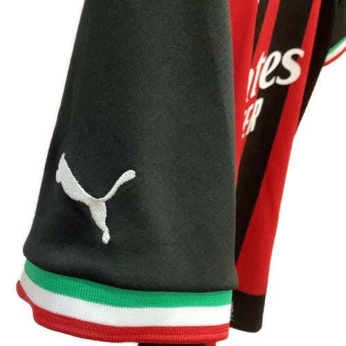 ACミラン (エーシーミラン) サッカーユニフォーム メンズ SIZE L レッド×ブラック 2022-2023シーズン ホーム 765824-01