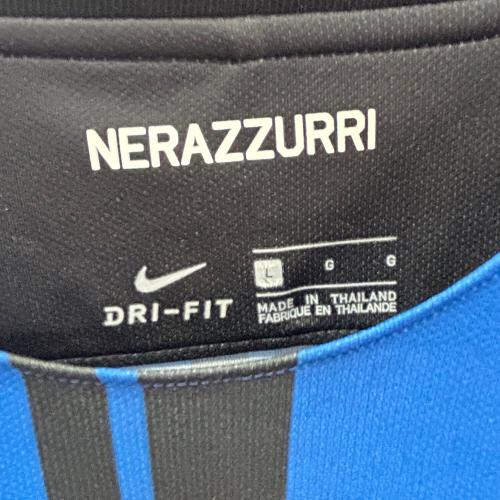 インテル (インテル・ミラノ) サッカーユニフォーム メンズ SIZE L ブルーxブラック 2009-2010シーズン ホーム 847274-011