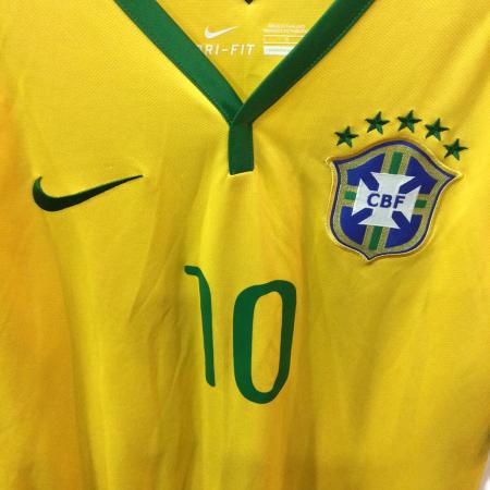 【美品】2014 FIFA W杯サッカーブラジル代表ネイマール10番ユニフォーム 美品】2014 FIFA W杯サッカーブラジル代表ネイマール10番
