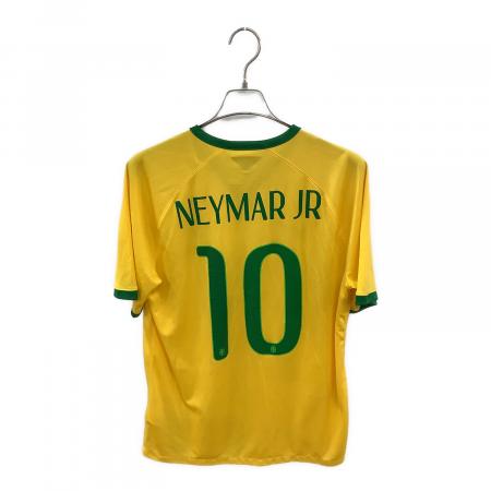 【希少3rd・新品タグ付き】ブラジル代表/ネイマール/3rd/2014W杯モデル ブラジル代表 サッカーユニフォーム メンズ SIZE L イエロー 【10