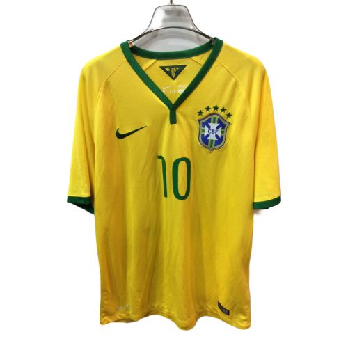 ブラジル代表 サッカーユニフォーム メンズ SIZE L イエロー 【10】ネイマール 2014～2015シーズン・ホーム 575280-703