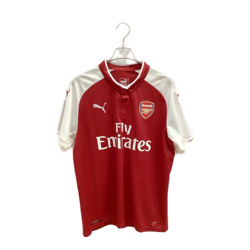 アーセナル サッカーユニフォーム メンズ SIZE L レッド 2017-2018シーズン ホーム