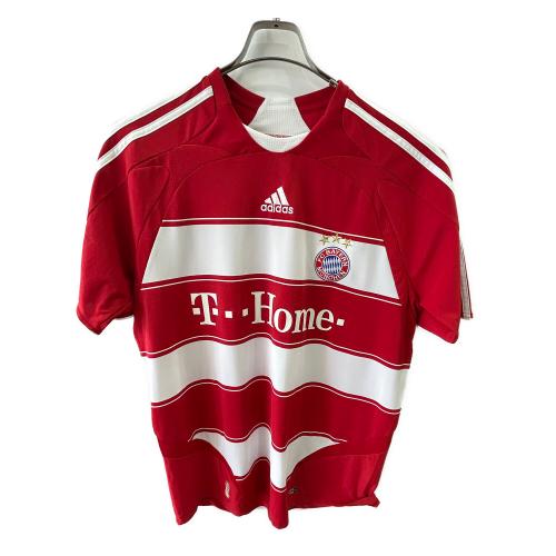 バイエルンミュンヘン サッカーユニフォーム メンズ SIZE 2XO ホワイト×レッド 2007-2009シーズン ホーム 688134