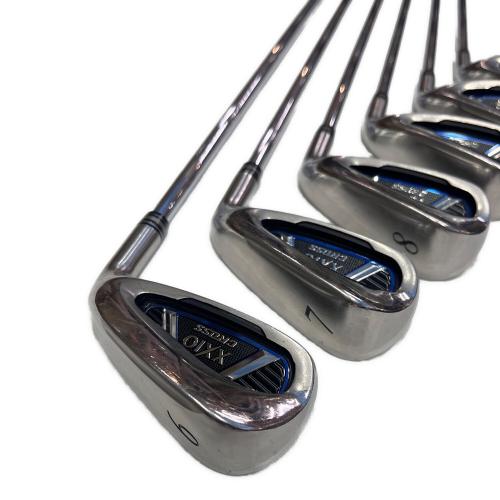 XXIO(DUNLOP) (ゼクシオ（ダンロップ）) アイアンセット CROSS フレックス【S】 NS PRO 870GH for XXIO 6本セット(6/7/8/9/A/P)