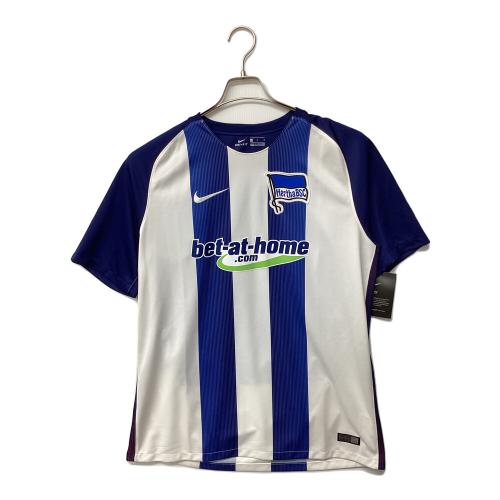 ヘルタベルリン サッカーユニフォーム メンズ SIZE L ブルー×ホワイト 2016-2017シーズン ホーム