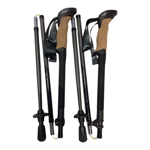 LekiSport (レキスポーツ) トレッキングポール ブラック ブラックシリーズカーボン