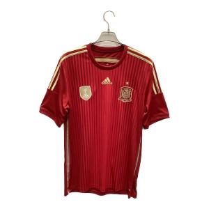 スペイン代表 (スペインダイヒョウ) 2014‐2015シーズン ホーム サッカーユニフォーム G85279 メンズ SIZE 2XO レッド