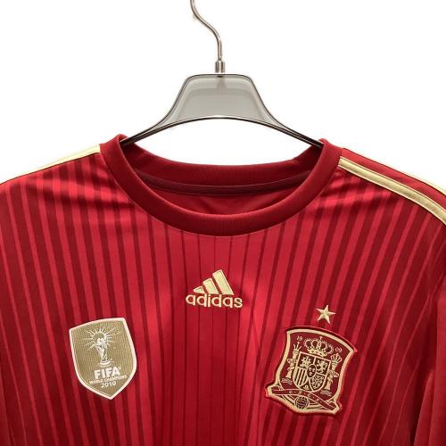 スペイン代表 (スペインダイヒョウ) 2014‐2015シーズン ホーム サッカーユニフォーム G85279 メンズ SIZE 2XO レッド