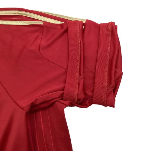 スペイン代表 (スペインダイヒョウ) 2014‐2015シーズン ホーム サッカーユニフォーム G85279 メンズ SIZE 2XO レッド