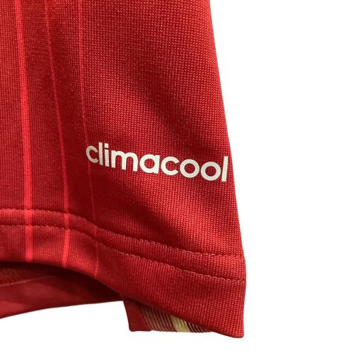 スペイン代表 (スペインダイヒョウ) 2014‐2015シーズン ホーム サッカーユニフォーム G85279 メンズ SIZE 2XO レッド