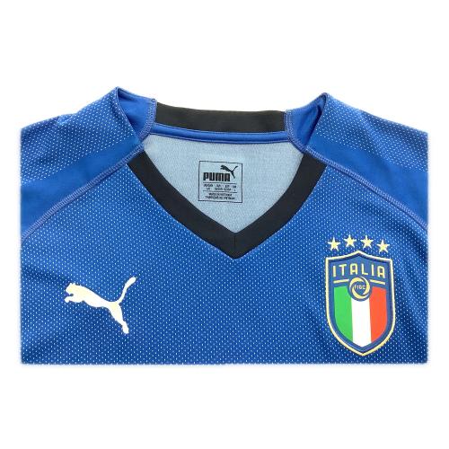 イタリア代表 (イタリアダイヒョウ) 2018シーズン ホーム サッカーユニフォーム 752281-01 メンズ SIZE L ブルー